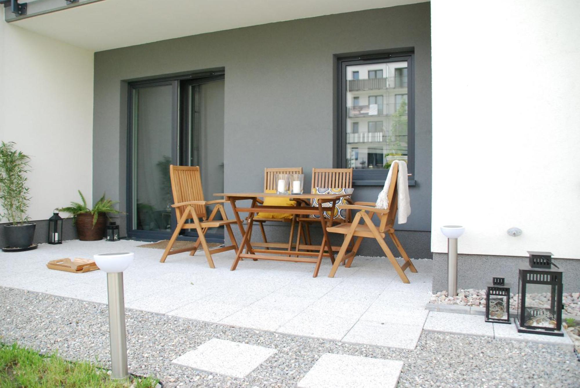 Relax&Comfort New Waw 50 Sqm With Terrace, Garden, Free Parking And Ac وارسو المظهر الخارجي الصورة